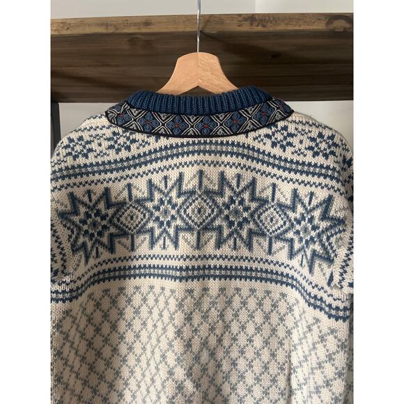 Vintage Dale of Norway Fair Isles Wool Sweater Size Small/40 - Picture 7 of 8